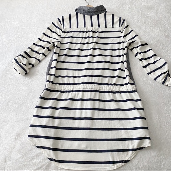 Anthropologie Postal Code Stripe & Chambray Tunic - Picture 6 of 13